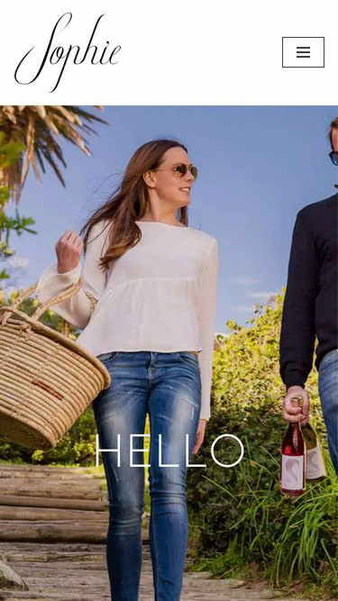 Screenshot of sophie.co.za