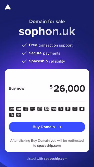 Screenshot of sophon.uk