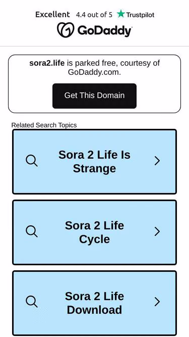 Screenshot of sora2.life