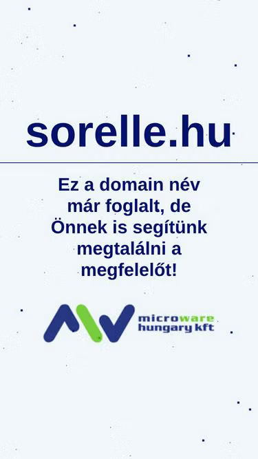 Screenshot of sorelle.hu