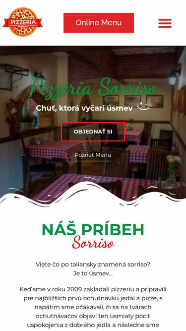 Screenshot of sorriso.sk