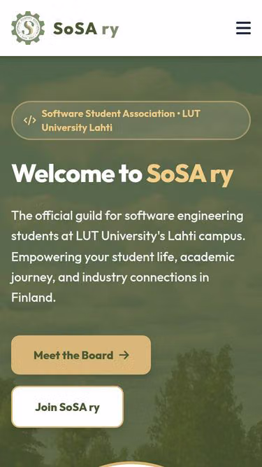 Screenshot of sosa.fi