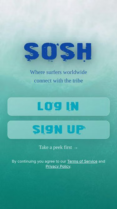 Screenshot of sosh.surf