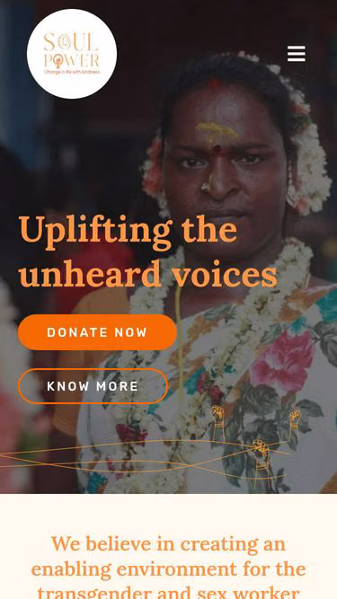 Screenshot of soulpower.org