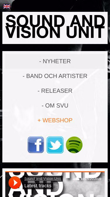 Screenshot of soundandvision.se