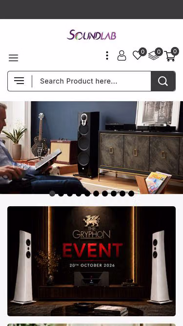 Screenshot of soundlab.co.nz
