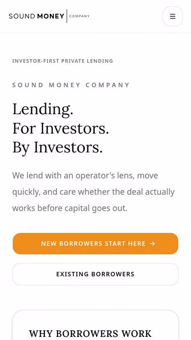 Screenshot of soundmoney.co