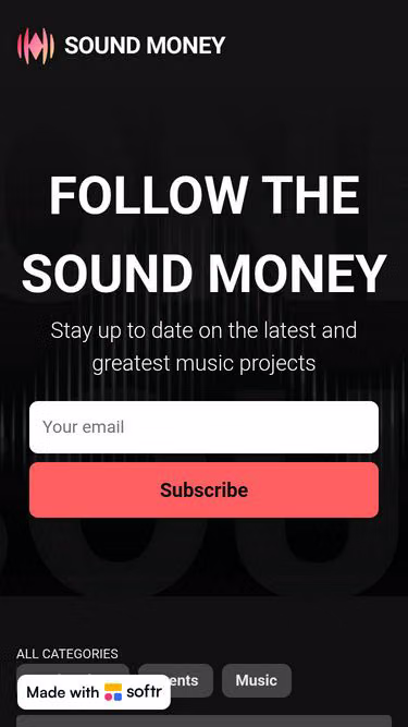 Screenshot of soundmoney.life