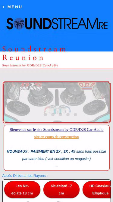 Screenshot of soundstream.re