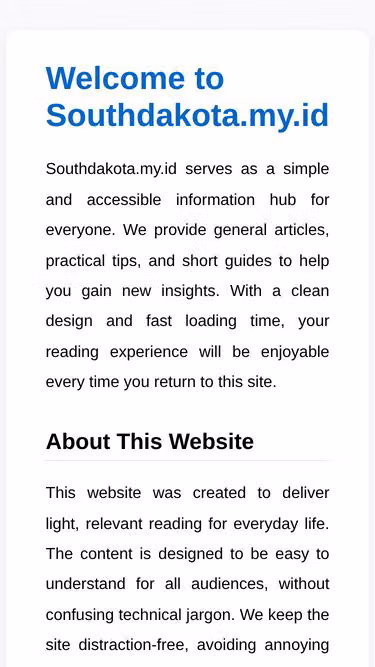 Screenshot of southdakota.my.id