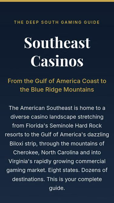 Screenshot of southeast.casino