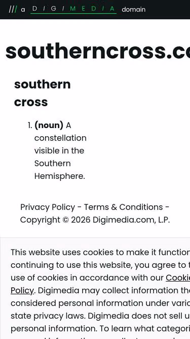 Screenshot of southerncross.com
