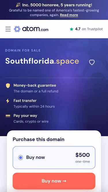 Screenshot of southflorida.space