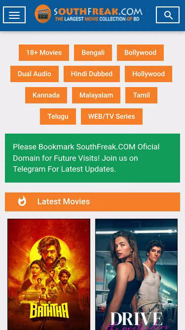 Screenshot of southfreak.club