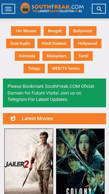 Screenshot of southfreak.shop