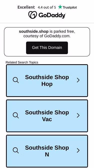 Screenshot of southside.shop