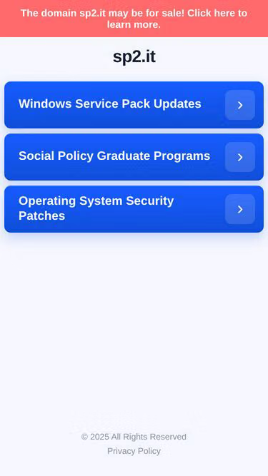 Screenshot of sp2.it