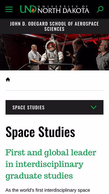 Screenshot of space.edu