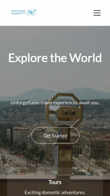 Screenshot of spaceclub.sa
