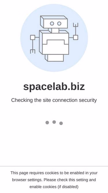 Screenshot of spacelab.biz