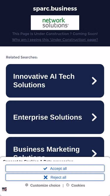 Screenshot of sparc.business