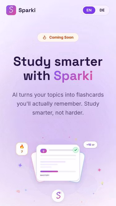 Screenshot of sparki.study