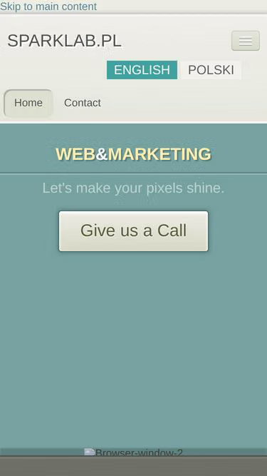Screenshot of sparklab.pl