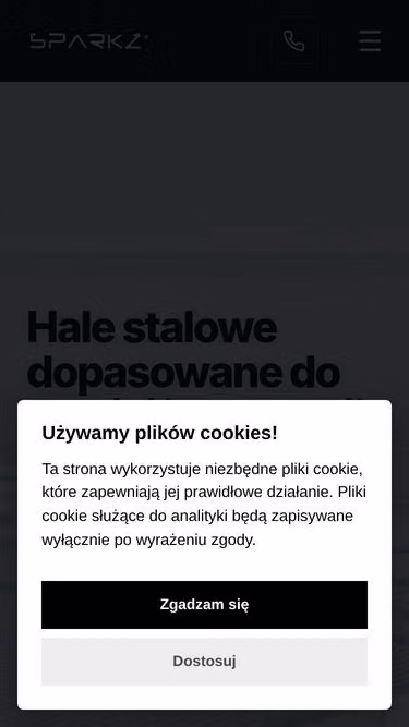 Screenshot of sparkz.com.pl