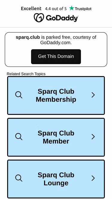 Screenshot of sparq.club