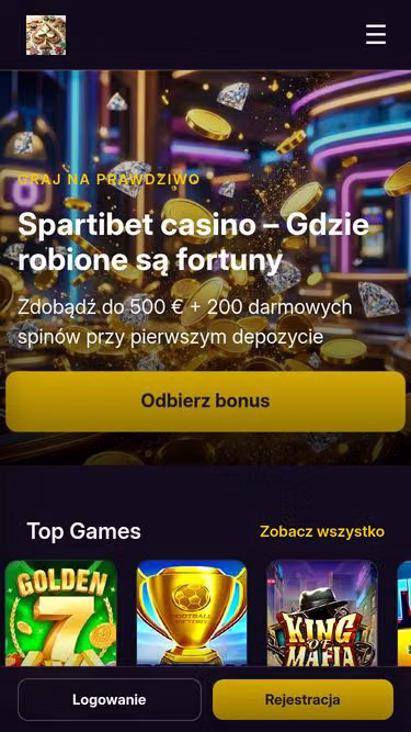 Screenshot of spartibet.com.pl