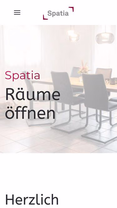 Screenshot of spatia.ch