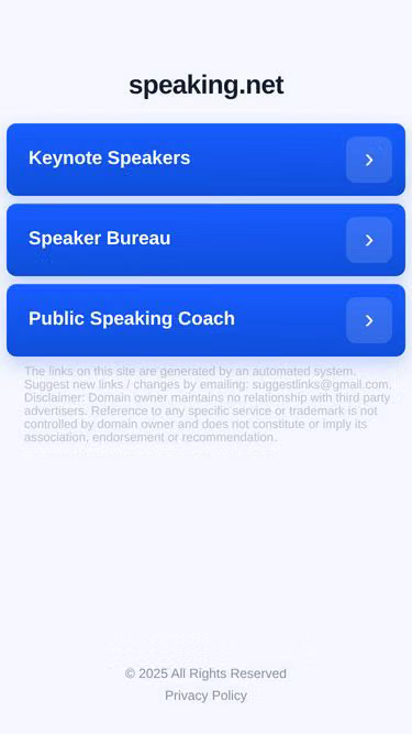 Screenshot of speaking.net