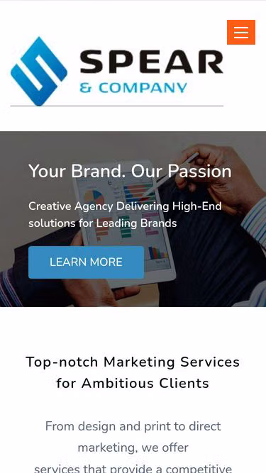 Screenshot of spear.company