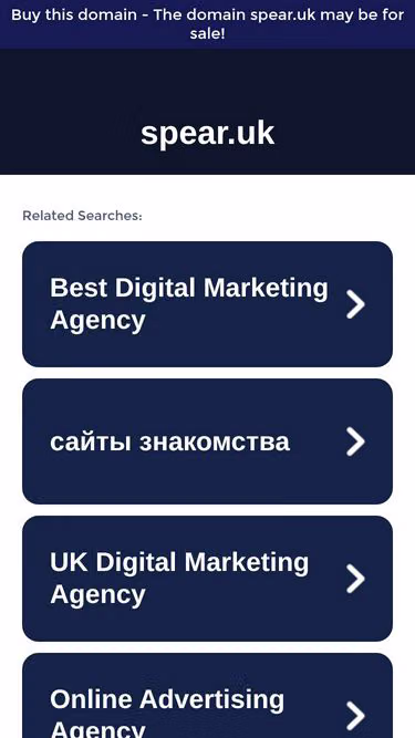 Screenshot of spear.uk