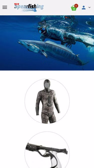 Screenshot of spearfishing.store