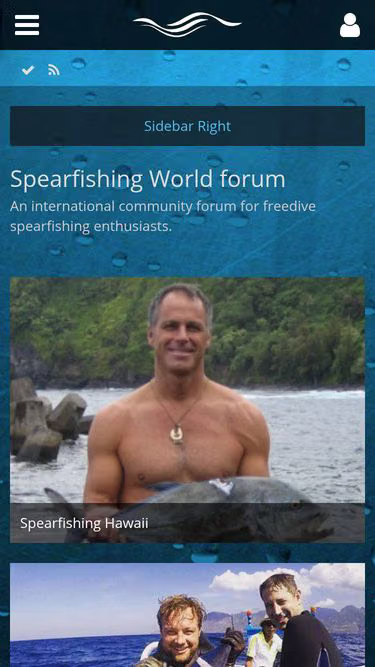 Screenshot of spearfishing.world