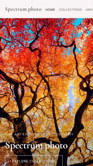 Screenshot of spectrum.photo
