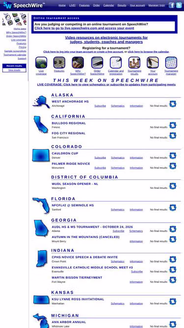 Screenshot of speech.services