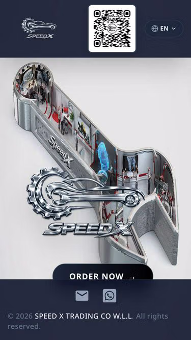 Screenshot of speedx.bh