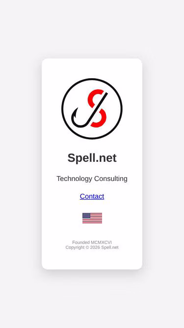 Screenshot of spell.net