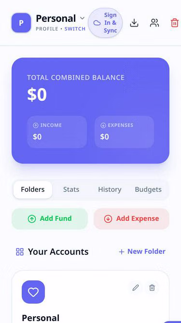 Screenshot of spendwise.cyou