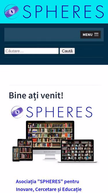 Screenshot of spheres.ro