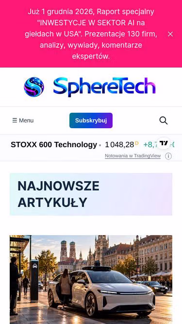 Screenshot of spheretech.pl