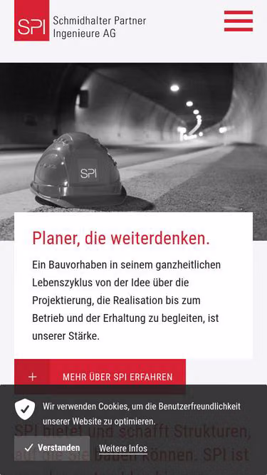 Screenshot of spi.ch