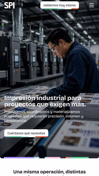 Screenshot of spi.com.mx