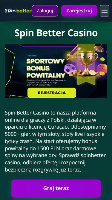 Screenshot of spinbetter.rzeszow.pl
