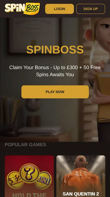 Screenshot of spinboss.dev
