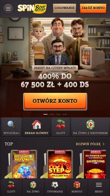 Screenshot of spinboss.waw.pl