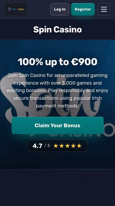 Screenshot of spincasino.coupons