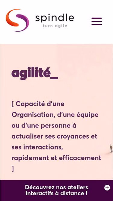 Screenshot of spindle.team